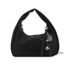 Bolsa Transversal de Ombro para Mulheres, Simples e Estilosa com Design Fresco, Novo Modelo 2026, Cor Sólida, Tendência, Fashion, Corrente Exquisita