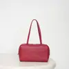 Bolso de Bolos de Fila Estilo Mismo de Jennie Bolso de Hombro Astra de Piel de Oveja Teñida al Agua Versátil para Viajes Diarios Gran Capacidad Bolso de Axila