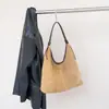 Nuevo bolso cubo de piel de vaca esmerilada para otoño e invierno, gran capacidad, estilo vintage, versátil bolso de hombro tipo tote de cuero genuino para ir al trabajo
