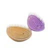 Peine con Champú para Limpieza Húmeda y Seca con Diseño Hueco, Almacenamiento de Peine de Masaje No Ocupa Espacio, Cabello Suave y No Tira del Cuero Cabelludo