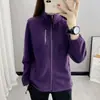 Casaco de lã polar para outono e inverno, além de veludo, feminino, casual, de lã, gola alta, cardigan grosso, esportivo, quente, para atividades ao ar livre