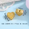Acessórios de Prata Pura 999 Materiais para Joias DIY Pulseira Banho de Ouro Flor Pequena Contas Espaçadoras Flor Coração Contas Decorativas de Alta Qualidade