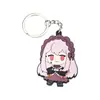 Llavero de Dibujos Animados de Goma Suave de PVC Mascota Personalizada Muñeca de Anime Resina DIY Colgante para Llavero de Coche Hecho a Medida