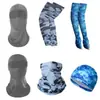 Mangas protectoras contra rayos UV para deportes al aire libre en verano, turbante de seda helada para ciclismo, gorra deportiva de secado rápido para esquí y running