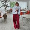 Nuevos Pantalones Deportivos Rectos Estilo Americano Oversize para Primavera y Otoño 2026, Sueltos y Versátiles, Pantalones Casuales Modernos y Únicos para Mujer