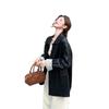 2025 Primavera y Otoño Nueva Era Reductor Versátil Cómodo Calidad Mejorada Moda Retro Chaqueta Abrigo de Cuero de Moda Tendencia