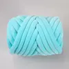 Suministro Especial Transfronterizo de Hilo Cardado de Terciopelo de Cristal 3cm Manta Hecha a Mano DIY Hilo Grueso Hilo para Cojín Tiras de Tela Hilo para Cama de Gato