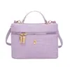 Bolso Cuadrado Pequeño Transfronterizo Fresco de Moda para Mujer, Bolso de Hombro Tejido de Color Sólido Nuevo Otoño 2026, Bolso Cruzado para el Trabajo