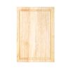 Tabla de Cortar de Madera Maciza Tabla de Cortar Doméstica de Madera de Caucho Tabla de Cortar de Doble Cara Tabla de Cortar Pequeña Tabla de Cocina para Cortar Carne Fruta Tablero Suplementario de Alimentos