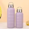 Termo de Acero Inoxidable 304 con Diseño de Oruga Transfronterizo Gran Capacidad Portátil para Hombre y Mujer con Asa de Alto Valor Taza de Agua Termo