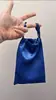 Bolsa de satén con cordón, Satén de seda sintética, Bolsa de regalo, Bolsa de almacenamiento a prueba de polvo para cosméticos y joyas