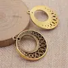 36x33mm 5.8g Multicolores Populares Transfronterizos Accesorios DIY Colgantes Redondos para Pendientes