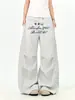 Diseño Retro Americano Estampado de Estrellas Pantalones de Chándal Plisados Tipo Cimitarra Venta Transfronteriza Amazon Pantalones Anchos Sueltos para Hombre y Mujer