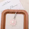 Chaveiro Pingente Girassol Cor de Doce DIY Fresco e Simples Anti-perda Corrente de Celular Portátil Acessório de Bolsa Feito à Mão