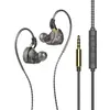 Auriculares con Cable Baitong In-Ear con Decodificación Digital, Diseño de Gancho para la Oreja, Calidad de Sonido sin Pérdidas, Efecto de Sonido Envolvente, Auriculares Transparentes para Música