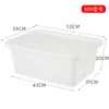 Batea Rectangular de Plástico, Batea para Comida, Caja de Almacenamiento Colorida, Estante para Bateas, Batea de Empaque, Batea para Clasificación y Distribución, Batea como Material Didáctico, Batea de Almacenamiento