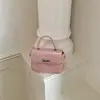 Bolso Pequeño Tipo Tote con Textura Retro para Mujer Estilo Nuevo 2026 Bolso Cuadrado Pequeño Simple Bolso Versátil de Hombro Cruzado para Teléfono Móvil