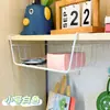 Prateleira de Armazenamento para Cozinha, Cesta Suspensa sob a Porta do Armário, Prateleira de Armazenamento em Camadas, Prateleira de Armazenamento de Parede sem Furos para Uso Doméstico