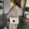 Bolso de rombos fresco de otoño para mujer, nuevo estilo coreano de moda 2019, bolso bandolera de hombro con cadena combinable, pequeño bolso cuadrado