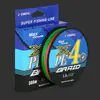 Línea de pesca línea principal línea de PE de 8 hebras, especializada para la pesca, línea de Dyneema de 4 hebras 300m de alta resistencia línea de pesca lista para pesca en el mar