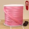 Tira de ribete para dobladillo de cheongsam, tira de 1 cm monocromática para ribete de prendas, accesorios de ropa, cinta de tela satinada, cinta que no necesita planchado