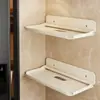 Estante de Pared Plegable para Entrega en la Entrada Exterior y Paquetes Express, Estante de Almacenamiento para Pasillo sin Taladro para Artículos Varios
