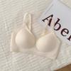 Ropa interior sin costuras para mujer, pecho pequeño, push-up, sin aros de acero, anti-flacidez del busto, soporte suave de gelatina de totila superior