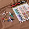Comércio Exterior Alfinetes de Segurança Coloridos Anti-Exposição Alfinetes de Fixação de Segurança Plásticos Clipes para Lenços Alfinetes de Cabeça Oval Fivelas de Lenço Alfinetes
