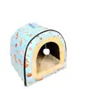 Cortina de Puerta Impermeable para Nido de Gato, Nido Grueso y Cálido de Invierno para Mascotas, Nido de Gato, Nido de Perro, Uso en Todas las Estaciones, Tipo Casa Cerrada
