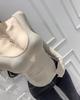 Rayon undershirt básico decotado manga comprida apertado slim fit engrossado grande u-neck T-shirt top outono e inverno roupas femininas