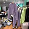 Corea del Sur Dongdaemun Primavera 2024 Nuevo traje deportivo de ocio Moda femenina Estilo occidental Conjunto de dos piezas de moda Primavera y otoño para mujer