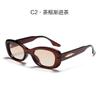 Nuevas gafas de sol polarizadas personalizadas para mujer INS, gafas de sol retro de moda europea y americana, montura pequeña transfronteriza para hombre, color degradado TR