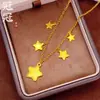 Cadena de Clavícula Estrella de Hielo Triturado CNC, Mismo Estilo que en Joyerías, Exquisito y de Moda Collar de Estrella de Cinco Puntas para Mujer, Lujo Ligero con un Toque de Alta Gama, Modelo Nuevo