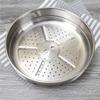 Vaporera de acero inoxidable para el hogar, gruesa, a cuadros, especial para cocinar al vapor, 16-40 cm