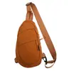 Nova Moda Casual Bolsa de Ombro Transversal de Nylon Bolsa de Peito Macia Leve Bolsa para Ciclismo Versátil Bolsa de Ombro Personalizada Customização