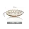 Plato de Fruta de Cristal para Sala de Estar Creativo para el Hogar Dulces Frutas Secas Plato de Fruta Estilo Europeo Cubo Grande para Fruta Recipiente para Fruta No
