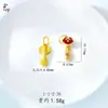 Accesorios DIY Chapados en Oro de Alta Retención de Color Colgante de Manzana Pulsera Collar Materiales para Cuentas Moda Retro China Versátil