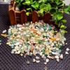 100 gramos de grava de ágata de flor de cerezo verde, piedra en bruto, molienda y pulido, piedra para bonsái, piedra para pecera