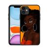 Funda para iPhone15 Chica Negra para Apple X Transfronteriza Funda para Teléfono Chica Negra Teléfono Móvil