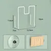 Prateleira de Armazenamento com Painel Perfurado para Cozinha sem Furos Porta-Temperos Suporte para Facas Gancho Painel de Armazenamento de Parede Acessórios de Metal