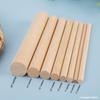 Mastro de madeira maciça bétula vara redonda bastão de madeira poste pequeno feito à mão DIY material para modelo vários comprimentos pequenos bastões de madeira atacado
