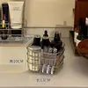 Suporte de Exibição de Perfume de Mesa Multi-camadas Rack de Armazenamento de Cosméticos Suporte de Exibição de Incensário Retrô de Madeira Maciça Organizador de Bancada de Maquiagem