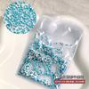 Abanico Rey con Fondo Transparente Diamantes Sueltos Ss4, Diamantes Redondos Transparentes Mixtos Deslumbrantes, Diamantes de Colores de Cristal para DIY, Diamantes Planos Ab Mixtos al por Mayor