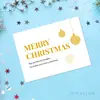 Tarjeta de Navidad tarjeta de bendición de regalo decoración de árbol de Navidad tarjeta de mensaje de flor caja de regalo tarjeta para escribir tarjeta floral