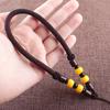 Lanyard de Pieza de Mano DIY Tirachinas Cuentas de Madera Bodhi Artesanía de Jade Pieza de Juego Cuerda Joyería Correa de Cuerda Hecha a Mano