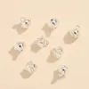 Brincos DIY Banhados a Cobre Ouro 18K Verdadeiro Acessórios de Joias Pingente Cor Dourada 14K Pingente Sino