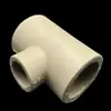 Liansu Gris Ppr Suministro de Agua Codo Reductor de 90 grados 20x16-110x90 T de Plástico Blanco T de Ppr