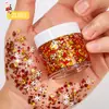 Maquillaje Festivo Transfronterizo Nuevo Carnaval Navidad Gel con Purpurina Corporal Facial Brillo Duradero Gel con Brillo