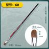Pincel de bambú para río blanco, traje de tiza, cerda única de nailon, pelo de comadreja, pintura al óleo, pluma acrílica, pluma de acuarela, pincel de abanico