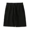 Shorts de secagem rápida com logo personalizado, shorts casuais versáteis de poliéster 260g para cross-border, shorts masculinos estampados de marca da moda